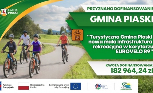 Plakat informujący o dofinansowaniu