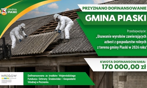 Plakat o dofinansowaniu