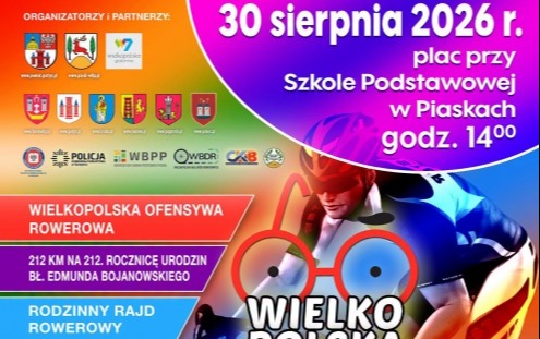 Zdjęcie do WIELKOPOLSKA OFENSYWA ROWEROWA W PIASKACH!